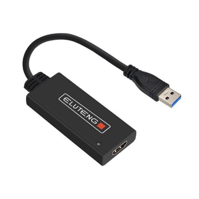 ELUTENG USB3.0 HDMI 変換アダプター スマホ/家電/カメラのPC/タブレット(PC周辺機器)の商品写真