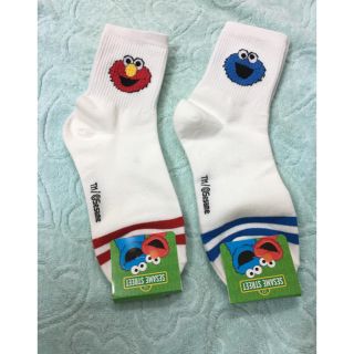 セサミストリート(SESAME STREET)の韓国限定‼️新品⭐︎セサミストリートSESAME STREET 靴下2足セット(ソックス)