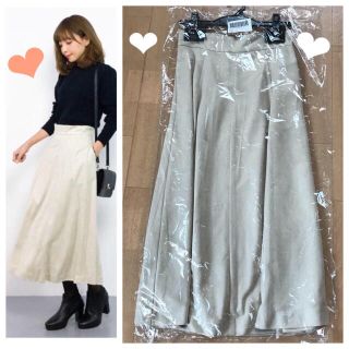 アパートバイローリーズ(apart by lowrys)の新品❤︎ apart by lowrys ❤︎Fスエードキリカエミディスカート(ロングスカート)