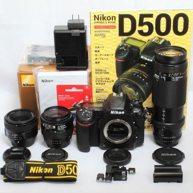 Nikon - ★ニコン D500 標準＋単焦点50mm＋超望遠300mm トリプルレンズセット