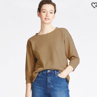 ユニクロ(UNIQLO)のユニクロ ワッフル 七分袖(Tシャツ(長袖/七分))