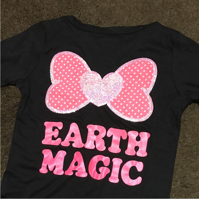 EARTHMAGIC(アースマジック)のEARTH MAGIC カーディガン キッズ/ベビー/マタニティのキッズ服女の子用(90cm~)(カーディガン)の商品写真
