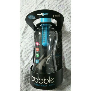 bobble☆水筒☆ウォーターボトル☆携帯飲料水☆災害時防災グッズ☆ライトブルー(浄水機)