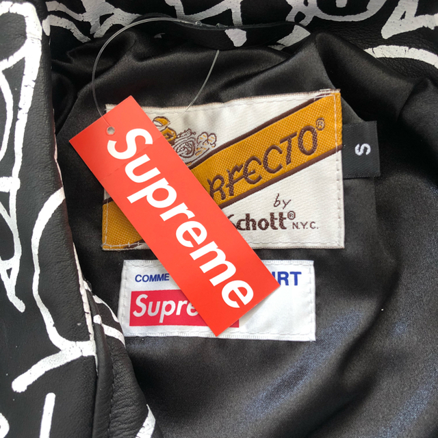 Supreme(シュプリーム)の100%様 専用supreme CDG レザーJK メンズのジャケット/アウター(レザージャケット)の商品写真