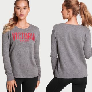 ヴィクトリアズシークレット(Victoria's Secret)の格安‼️早い者勝ち VSX XSサイズ♡新品未使用 長袖 グレー(トレーナー/スウェット)