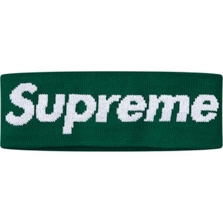 シュプリーム(Supreme)の【緑】Supreme new era big logo headband(その他)