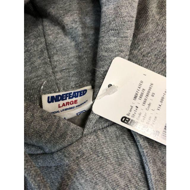 UNDEFEATED(アンディフィーテッド)のステッカー付 UNDEFEATED Wasted Youth パーカー Lサイズ メンズのトップス(パーカー)の商品写真