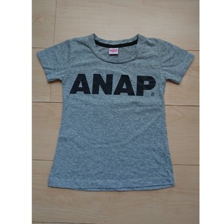 ANAP KIDS Tシャツ ワンピ 90㎝ グレー(ワンピース)