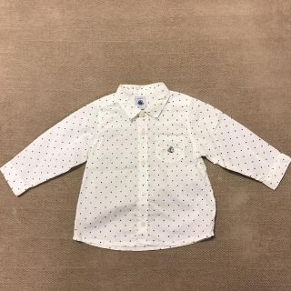 プチバトー(PETIT BATEAU)のプチバトー 長袖シャツ 12m (シャツ/カットソー)