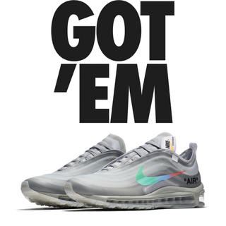 ナイキ(NIKE)のエアマックス97 off-white(スニーカー)