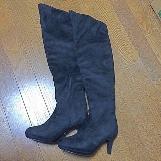 再出品♡黒 ニーハイブーツ(ブーツ)