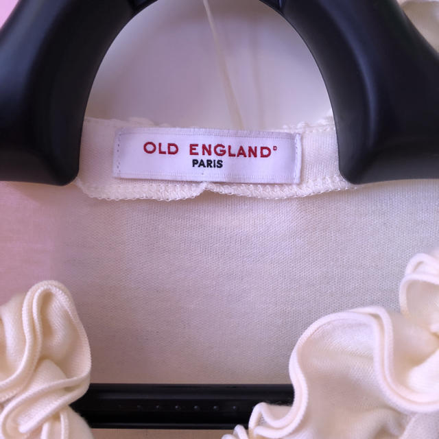 OLD ENGLAND(オールドイングランド)の【Old England】ジャージ素材 ブラウス オフホワイト レディースのトップス(シャツ/ブラウス(長袖/七分))の商品写真