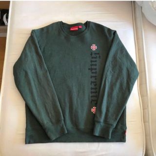 シュプリーム(Supreme)のsupreme independent crewneck(スウェット)