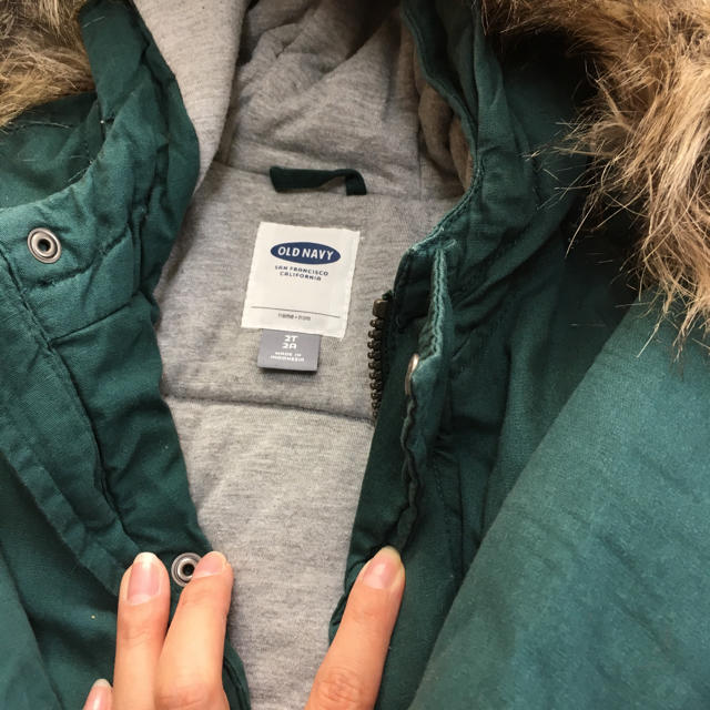 Old Navy(オールドネイビー)のオールドネイビー  モッズコート 着画あり キッズ/ベビー/マタニティのキッズ服男の子用(90cm~)(コート)の商品写真