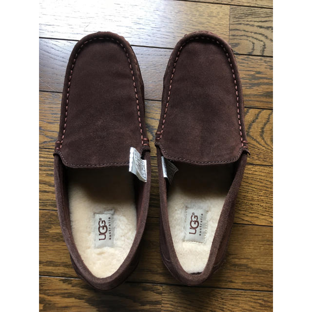 UGG スエードローファー US10（28㎝）ブラウン！