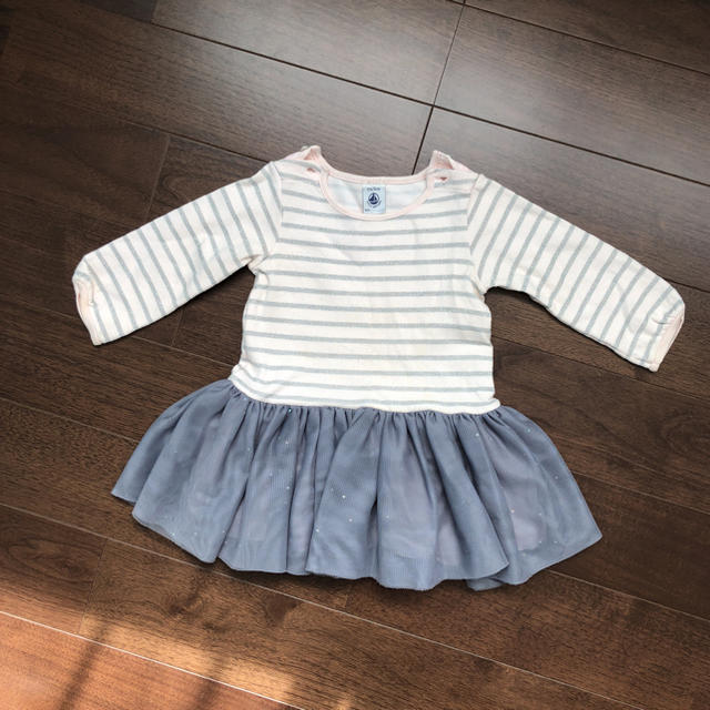 PETIT BATEAU(プチバトー)のpetit bateau  ワンピース キッズ/ベビー/マタニティのベビー服(~85cm)(ワンピース)の商品写真