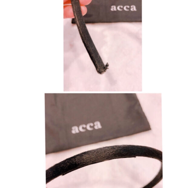 acca(アッカ)のacca  ハラコのカチューシャとスティックのセット レディースのヘアアクセサリー(その他)の商品写真