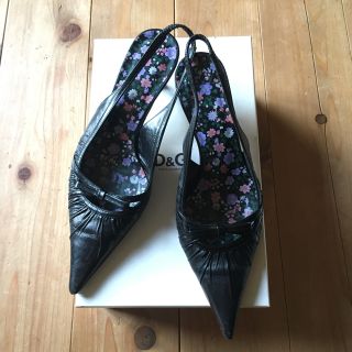 ドルチェアンドガッバーナ(DOLCE&GABBANA)の【SALE♡】D&G 黒ミュール (ミュール)