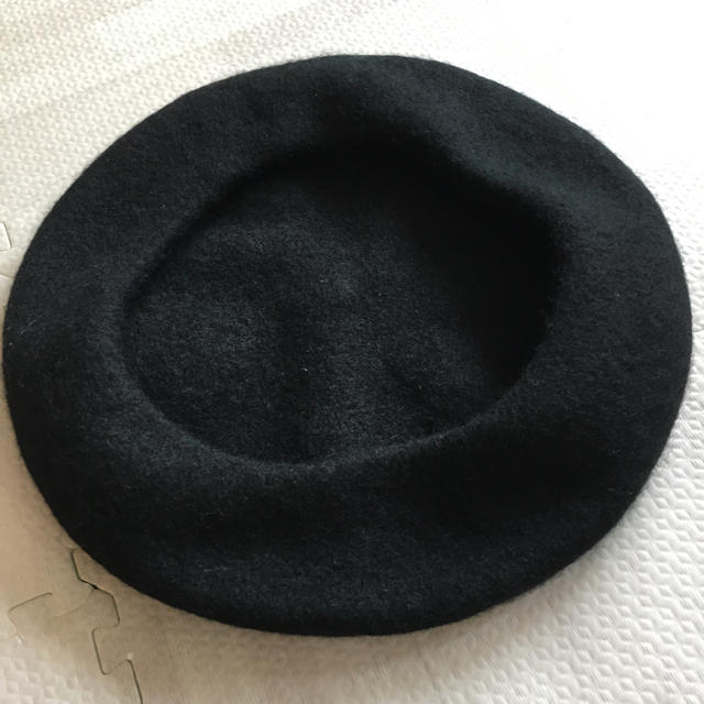 UNIQLO(ユニクロ)のUNIQLO ベレー帽 黒 レディースの帽子(ハンチング/ベレー帽)の商品写真