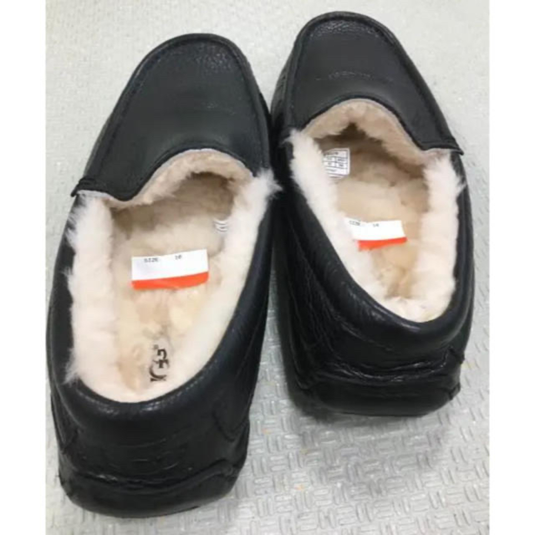 【希少！】UGG ローファー US 10（27.5㎝）ブラックレザー！