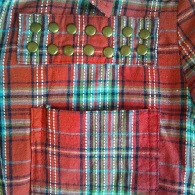 ANAP(アナップ)のアナップ 赤チェックシャツ レディースのトップス(シャツ/ブラウス(長袖/七分))の商品写真