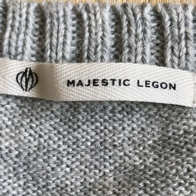 MAJESTIC LEGON(マジェスティックレゴン)のマジェスティレゴン セーター ワンピース ニット レディース レディースのワンピース(ミニワンピース)の商品写真