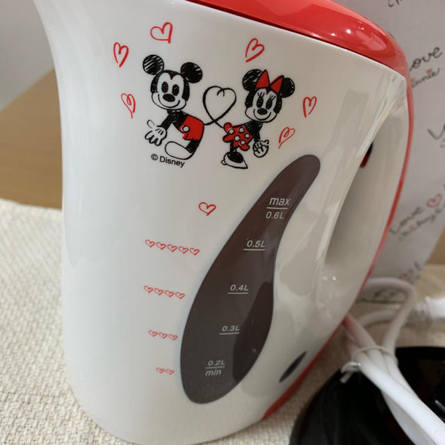 Disney(ディズニー)のミッキー＆ミニー 電気ケトル スマホ/家電/カメラの生活家電(電気ケトル)の商品写真