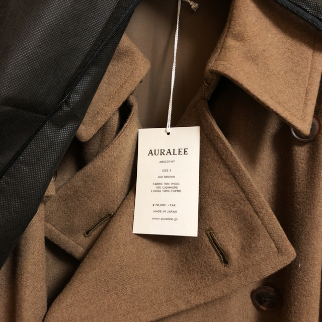 WOOL CASHMERE FLANNEL BIG TRENCH COAT メンズのジャケット/アウター(トレンチコート)の商品写真