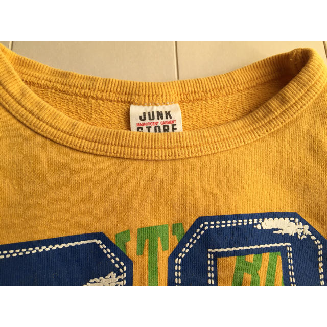 JUNK STORE(ジャンクストアー)の130 JUNK STORE トレーナー スウェット キッズ/ベビー/マタニティのキッズ服男の子用(90cm~)(その他)の商品写真