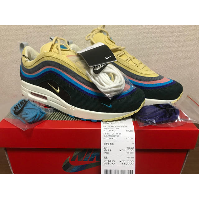 NIKE(ナイキ)のair max 1/97 VF SW ショーン 28cm メンズの靴/シューズ(スニーカー)の商品写真