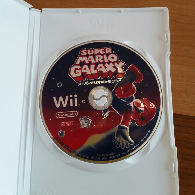Wii スーパーマリオギャラクシー エンタメ/ホビーのゲームソフト/ゲーム機本体(家庭用ゲームソフト)の商品写真