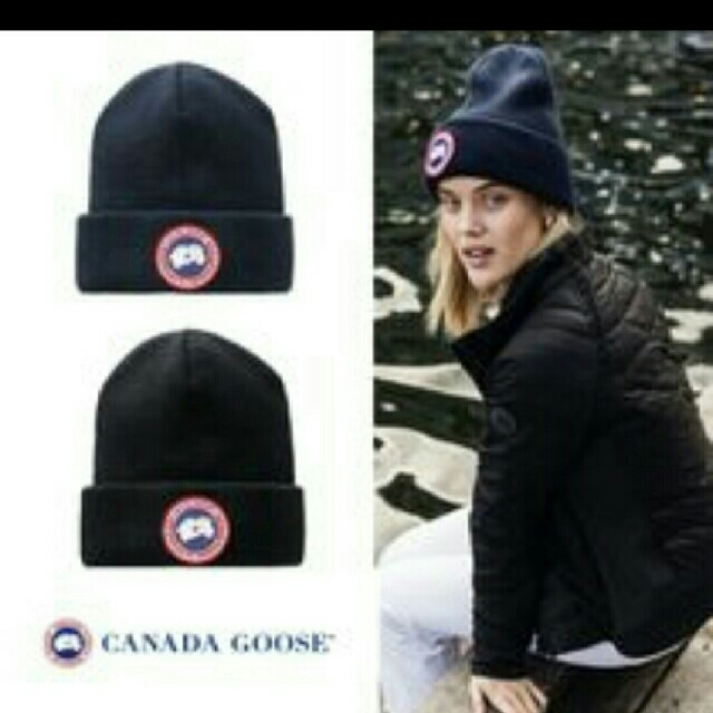 CANADA GOOSE(カナダグース)のcanada goose ニットキャップ メンズの帽子(ニット帽/ビーニー)の商品写真