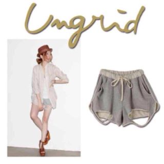 アングリッド(Ungrid)のUngrid ✶ダメージスウェットsp (ショートパンツ)