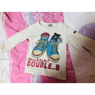 ダブルビー(DOUBLE.B)のnrk様専用★ミキハウス★ダブルB★くつ長袖Tシャツ80＆もぐらたたきトレーナー(Ｔシャツ)