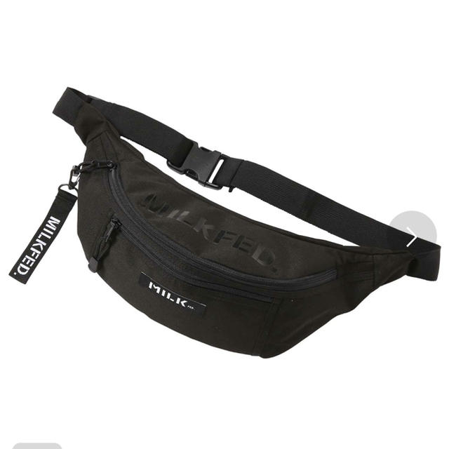 MILKFED. - MILKFED. TOP LOGO FANNY PACK ブラックの通販 by N ...