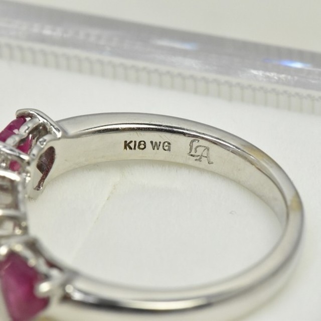 専用です K18WG ハートルビー 1.26ct ダイヤリング 10.5号 専用です K18WG ハートルビー 1.26ct ダイヤリング 10.5号