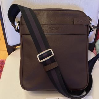 コーチ(COACH)の正規品コーチ♡COACH♡スムース レザー斜めがけショルダーバッグ マホガニー(ショルダーバッグ)