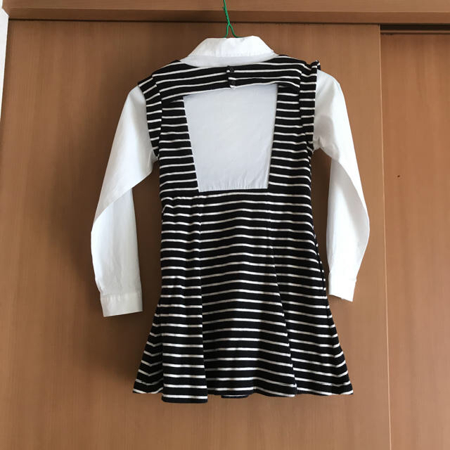 JENNI(ジェニィ)のシャツドッキング ワンピース JENNI 130㎝ キッズ/ベビー/マタニティのキッズ服女の子用(90cm~)(ワンピース)の商品写真