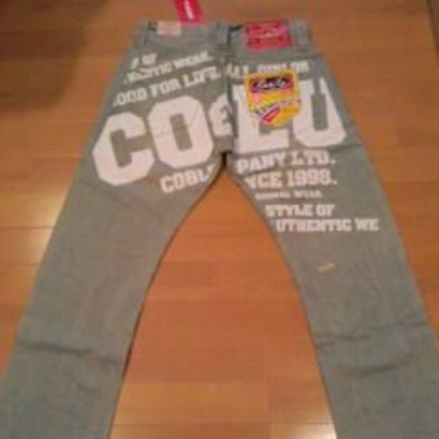 ★COCOLULU★ケツロゴクラッシュデニムパンツ★