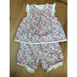 ベベ(BeBe)の美品☆bebe reduction 花柄セットアップ(シャツ/カットソー)