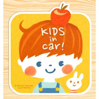 マグネット(magneT)のKIDS IN CAR マグネットステッカー(APPLEBOY）(その他)