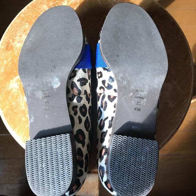 DIANA(ダイアナ)のDIANA レオパード柄 ハラコ リボンローファー レディースの靴/シューズ(ローファー/革靴)の商品写真