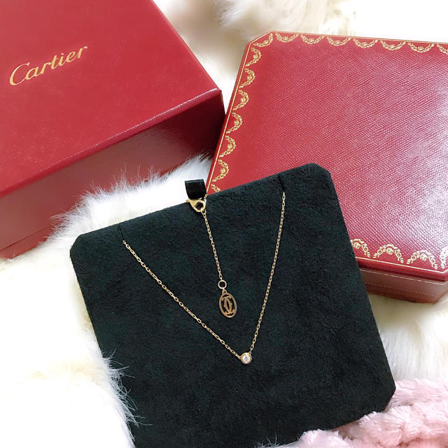 Cartier(カルティエ)のCartier♡一粒ダイヤモンドネックレス レディースのアクセサリー(ネックレス)の商品写真