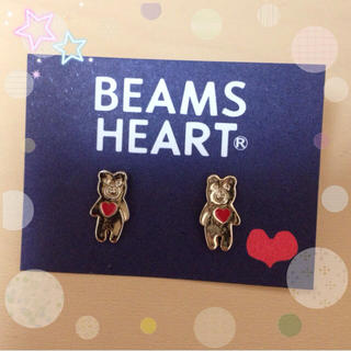 ビームス(BEAMS)のBEAMS HEART♡くまちゃんピアス(ピアス)