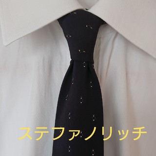 ネクタイの姿をした芸術品、ステファノリッチ小紋柄ネクタイ(ネクタイ)