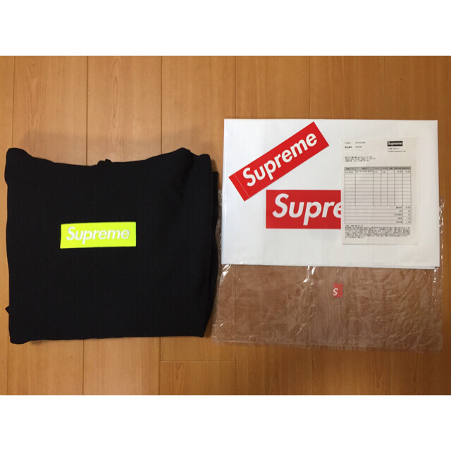 supreme シュプリーム ボックスロゴ パーカー BoxLogo ブラックL