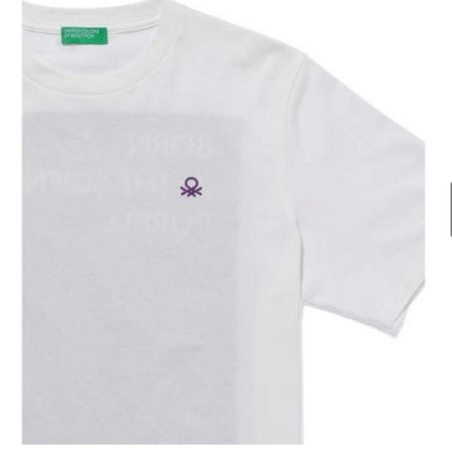 Adam et Rope'(アダムエロぺ)の【お値下げ】BENETTON Tシャツ アダムエロペ レディースのトップス(Tシャツ(半袖/袖なし))の商品写真