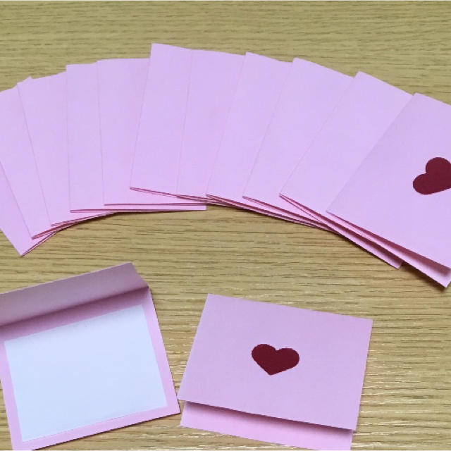 ミニ  メッセージカード 20枚 ハンドメイドの文具/ステーショナリー(カード/レター/ラッピング)の商品写真