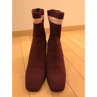 ザラ(ZARA)の値下げしました！ソックスブーツ(ブーツ)