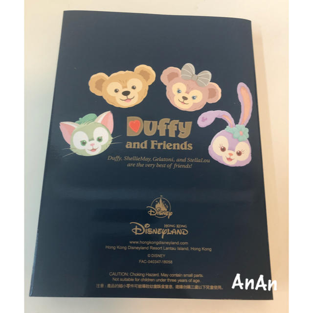 Disney(ディズニー)の香港ディズニーランド☆ダッフィー＆フレンズ☆メモセット エンタメ/ホビーのおもちゃ/ぬいぐるみ(キャラクターグッズ)の商品写真